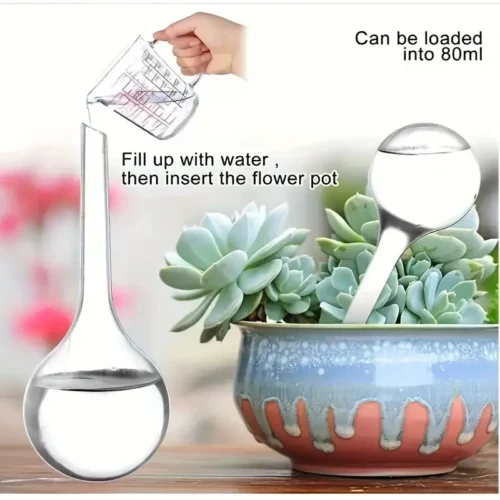 10x globi autoirriganti piante irrigazione goccia vaso giardino verde