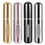 4x atomizzatori portatili 5ml antigoccia spray alluminio colore casuale