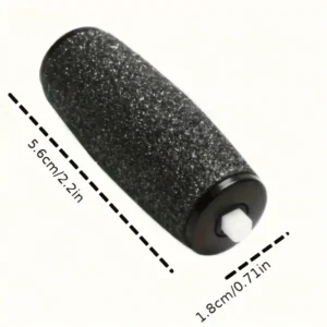 4x testine ricambio lima elettrica piedi Scholls velvet sabbia nera