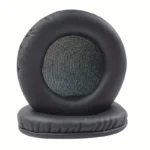 2x auricolari pelle PU proteina rivestimento universale 70mm spugna nera