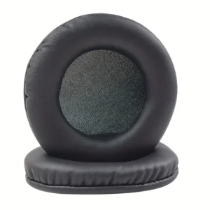 2x auricolari pelle PU proteina rivestimento universale 70mm spugna nera