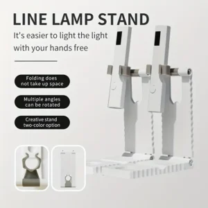 supporto lampada unghie regolabile 360° pieghevole manicure portatile