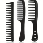 set pettinatura capelli lisci pettine carbonio largo antistatico termoresistente