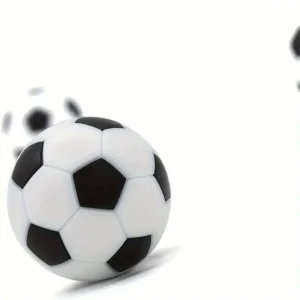 5x palline calcio balilla 32mm ricambio mini accessorio nero