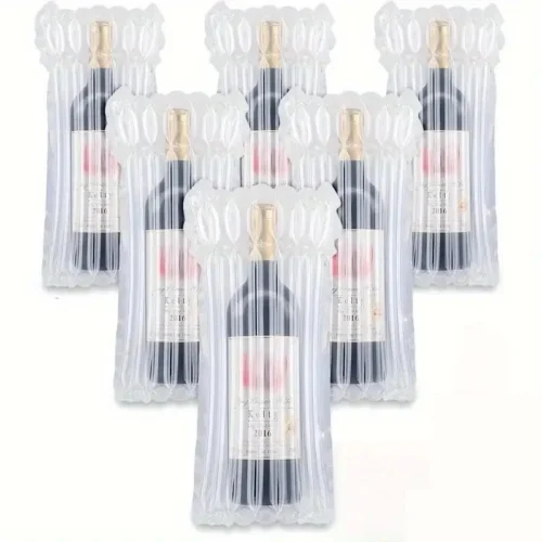 375-1.webp 6x sacchetti protettivi bottiglie vino viaggio bolle cuscinetto rosso