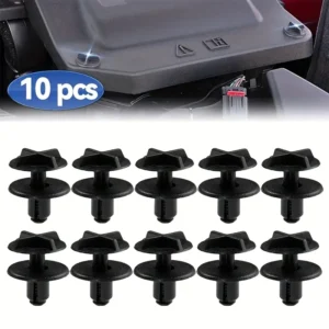 10x clip fissaggio nylon copertura batteria pannelli per Land Rover LR024316