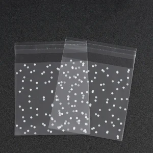 100x sacchetti imballaggio 10x10cm opachi autosigillanti regali festivi moda