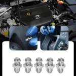 10x gomito dritto grasso ugello iniezione olio pressione automotive