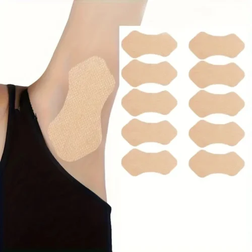 10x assorbenti ascellari antitraspiranti tessuto invisibile elastico sport