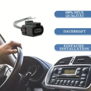 1pz Connettore sensore temperatura scarico pressione AC per VW Audi 1J0973703