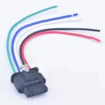 1x connettori sensore flusso aria ossigeno Audi VW 4F0973705 cavo casuale