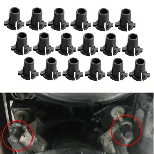 10x clip regolazione fari anteriori braccio fissaggio 63121378369 per BMW E46