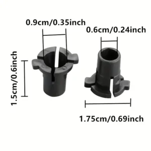 10x clip regolazione fari anteriori braccio fissaggio 63121378369 per BMW E46