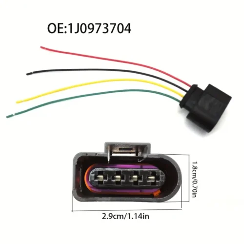 1x sensore pressione aria ossigeno per VW Tiguan Passat per Audi 1J0973704 cavo