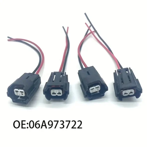 2 pezzi iniettore carburante plug per VW per Audi Jetta Bora Polo Passat cavo