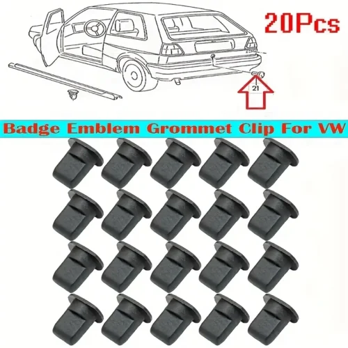 20x clip VW OEM 191853615A per emblema e arco ruota per Golf MK1 MK2 Passat
