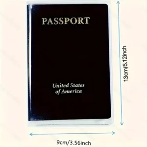 4pz coperture passaporto trasparente antiscivolo carte protezione viaggio