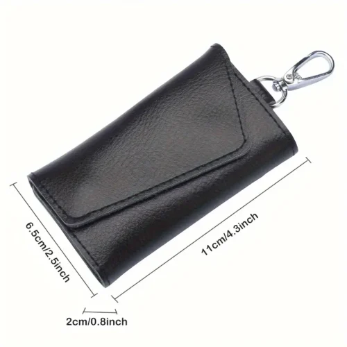 1x custodia chiavi uomo vera pelle grande capacità borsa multifunzionale