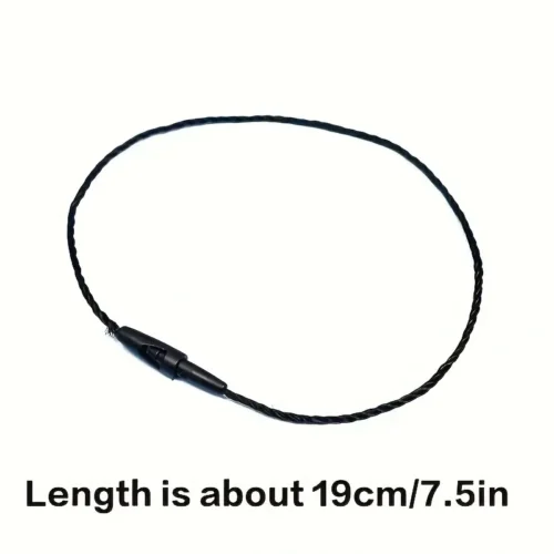 50pz perline bianche corda cera alta qualità etichette appendere abiti