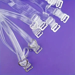 10pz tracolle invisibili TPU fibbie metallo accessori reggiseno donna