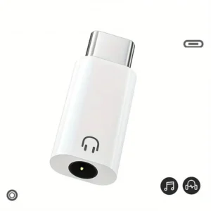 Adattatore auricolari USB-C 3.5mm Hi-Fi iPhone 15 Galaxy S23 S22 S21 Pro