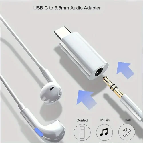 Adattatore auricolari USB-C 3.5mm Hi-Fi iPhone 15 Galaxy S23 S22 S21 Pro