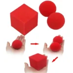 Set 3 spugne magiche trucchi non elettriche compleanni feste Halloween Natale