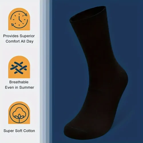 2paia calzini diabetici neri uomo premaman antiodore traspiranti