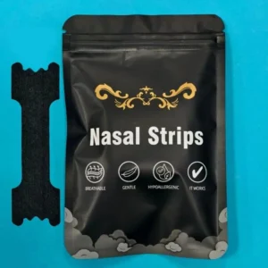 30pz strisce nasali sportive adesive traspiranti allenamento e sonno nero