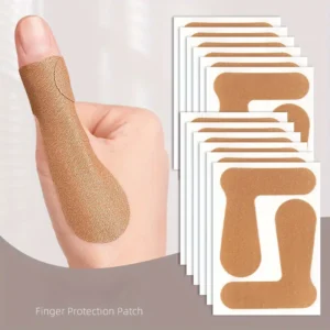 20pz fasciatura articolare 10 fogli nastro autoadesivo elastico dito pollice