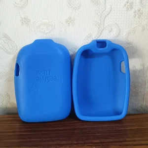 Cover protettiva silicone blu morbida monitor glicemia Freestyle Libre Libre 2