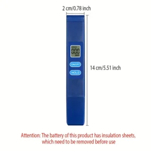 Penna rilevazione qualità acqua Cloud Prime display digitale tester ppm TDS