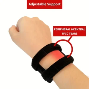 FlexiSupport wrist Nero regolabile distorsioni polso tunnel carpale compressione
