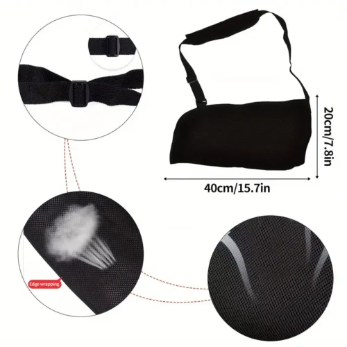 1x bretella fissa avambraccio tracolla spalla braccio polso cinghia traspirante