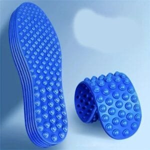 Solette massaggio piedi 5D EVA alta densità sneakers assorbimento urti 41-42