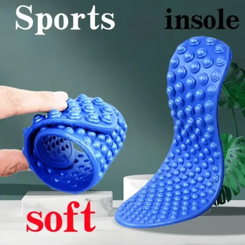 Solette massaggio piedi 5D EVA alta densità sneakers assorbimento urti 41-42