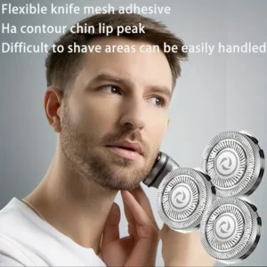 3pz lame ricambio rasoio elettrico per Philips Flyco multi-modello rete metallo