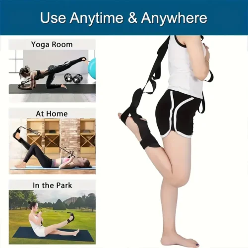 Allungatori multifunzionali piedi polpacci bande elastiche yoga gambe corda