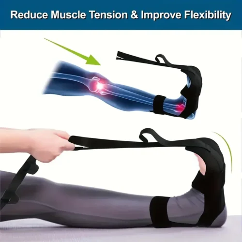 Allungatori multifunzionali piedi polpacci bande elastiche yoga gambe corda