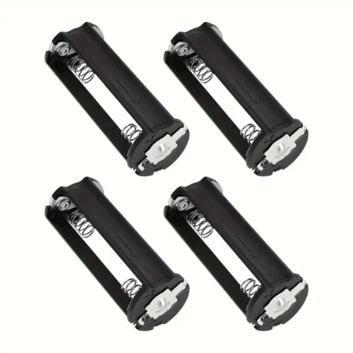 2 gialle convertitore batteria D riduttore AA/AAA adattatore ABS acciaio