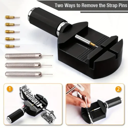 11pz kit rimozione link orologio Blue perno bracciale riparazione regolazione