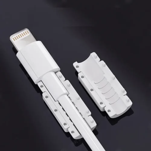 8pcs protezione cavi PVC ricarica telefono USB tablet durevole multifunzione