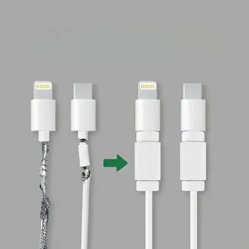 8pcs protezione cavi PVC ricarica telefono USB tablet durevole multifunzione