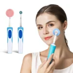 Testina pulizia viso blue spazzolino elettrico Oral-B esfoliazione massaggio