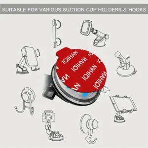 5pz cuscinetti adesivi forti ventosa cruscotto auto 80mm rosso ricambio