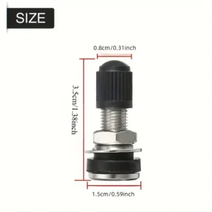 2pz Valvola pneumatici bullone per auto moto bicicletta universale