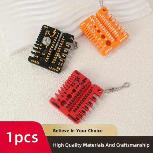 Calibro filo vite nero spessore manuale standard portatile DIY multifunzione