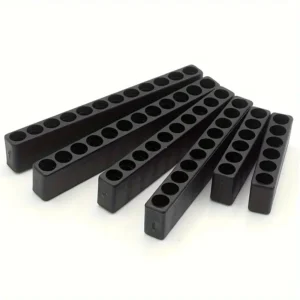 Set 5 portapunte 10 fori cacciavite plastica accessori trapano PVC organizer