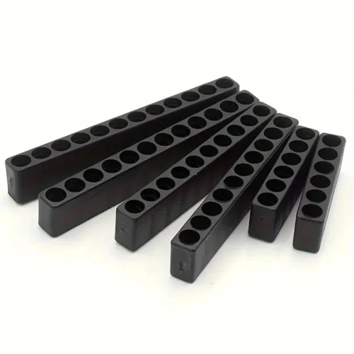 Set 5 portapunte 10 fori cacciavite plastica accessori trapano PVC organizer