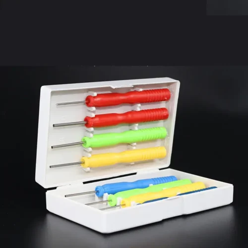Set 8 strumenti smontaggio circuiti stampati ago acciaio riparazione elettronica